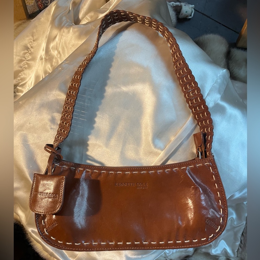 Kenneth Cole Mini Stiched Shoulder Bag